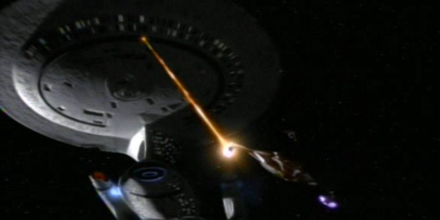 The USS Odyssey engages the Jem'Hadar.