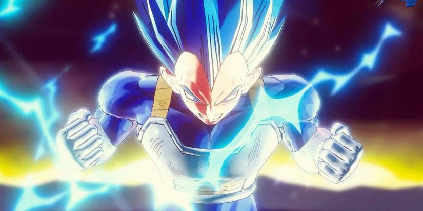 Vegeta in Super Saiyan Blue