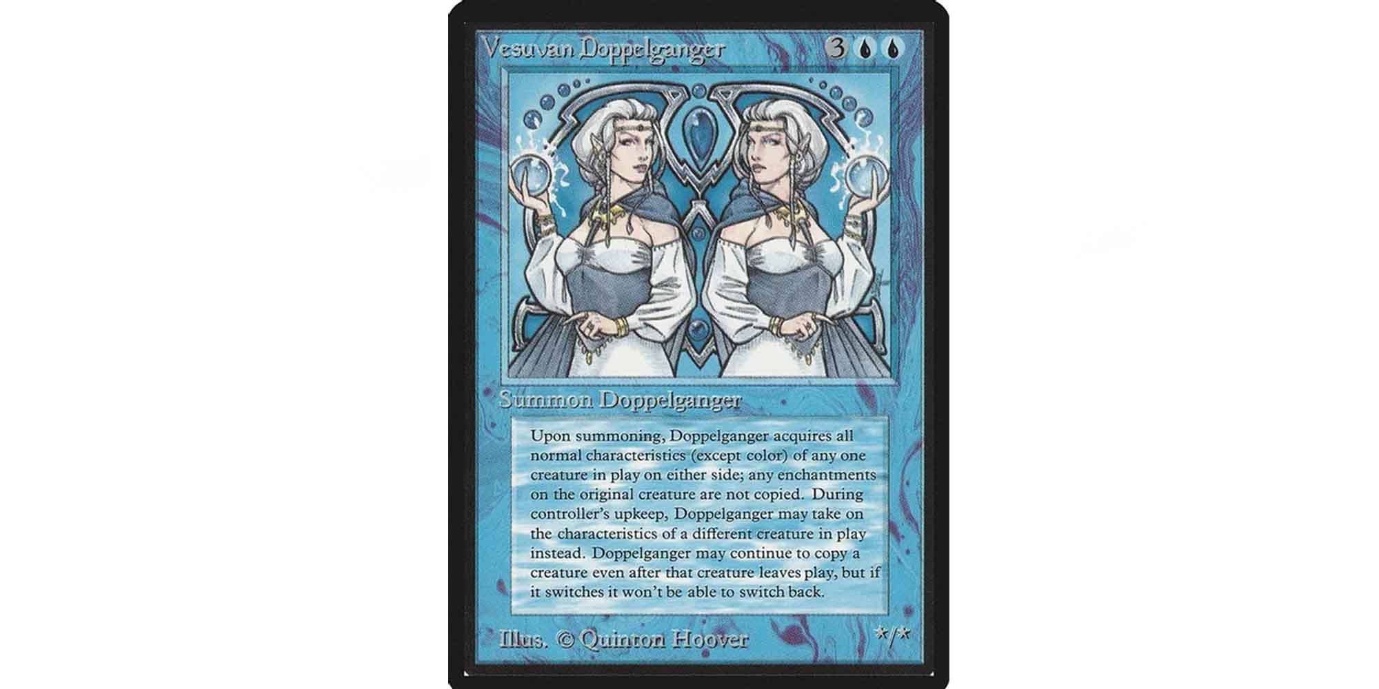 The Vesuvan Doppleganger Magic the Gathering Card from the Beta set