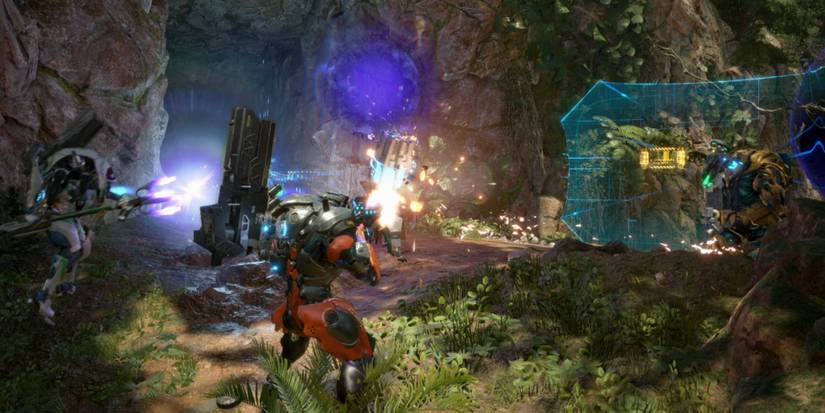 An in-game image of the Vortex Sabotage war game from Exoprimal