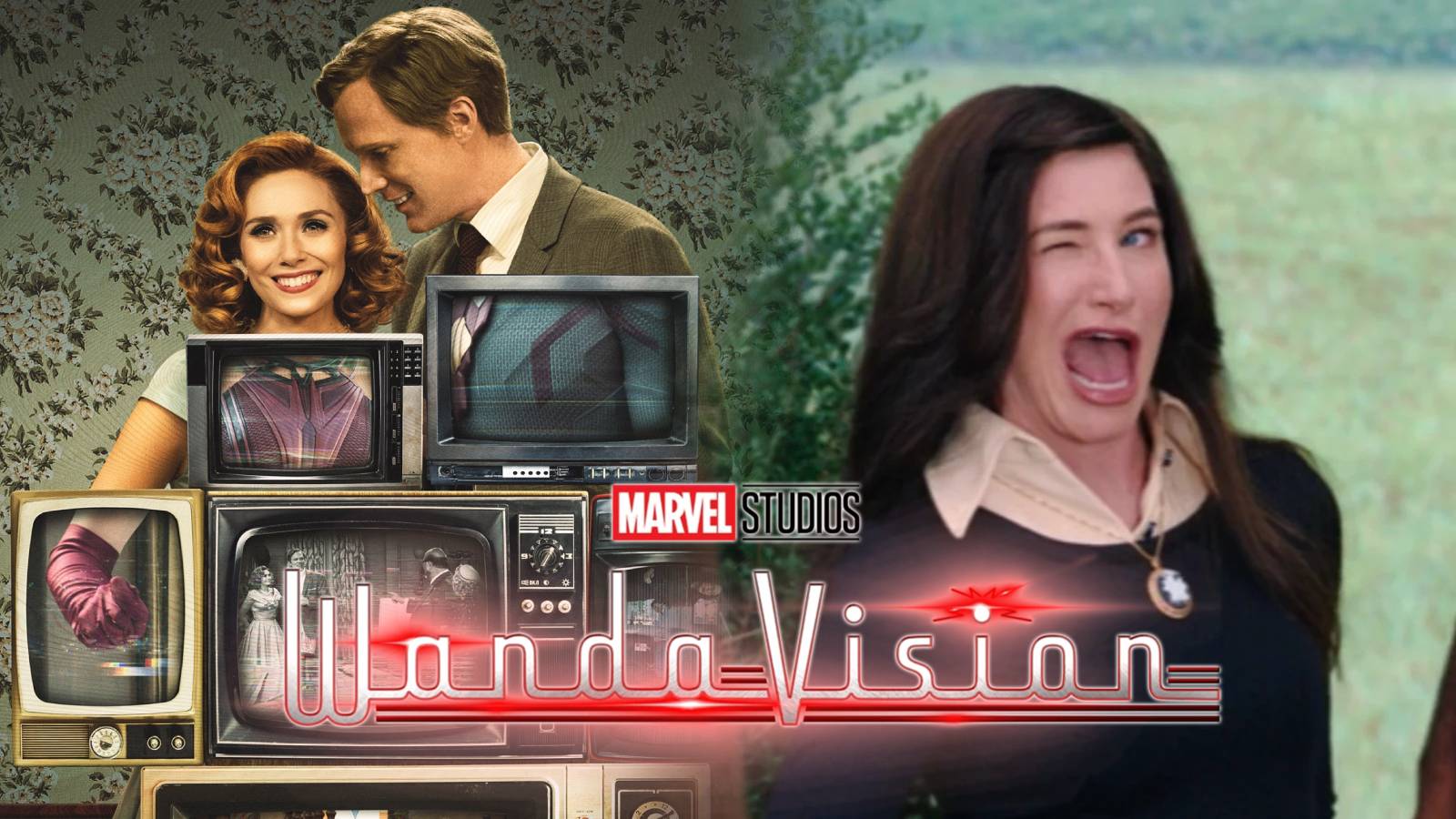 WandaVision Kathryn Hahn wink Agatha Harkness