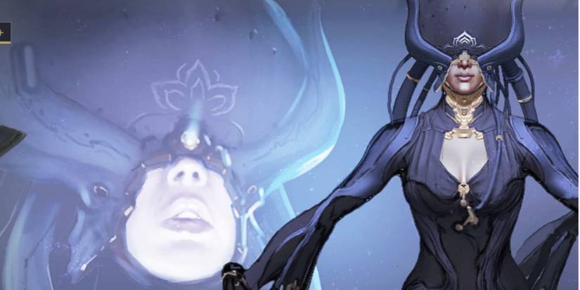The Lotus concept art from Warframe, progenitor of Natah.