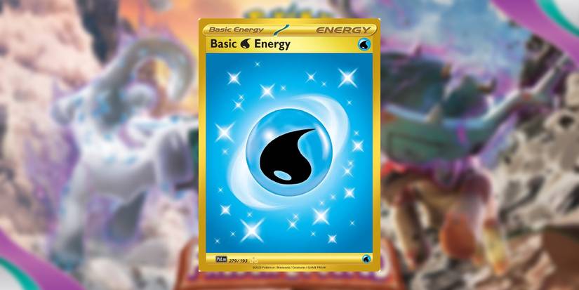 hyper rare water energy card