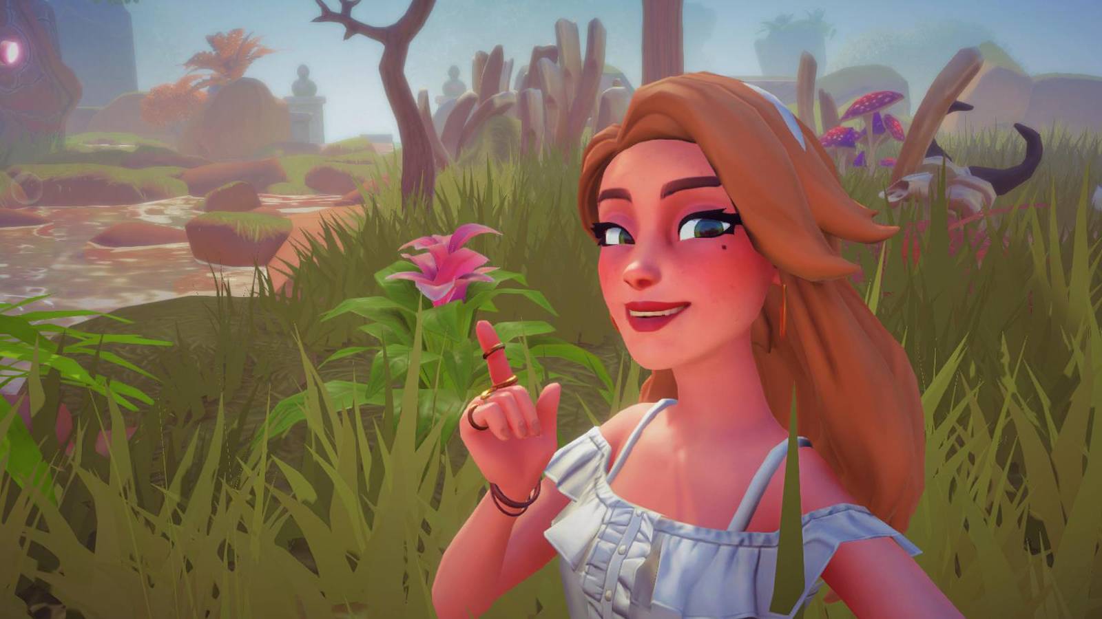 where to find pink bromeliad in disney dreamlight valley