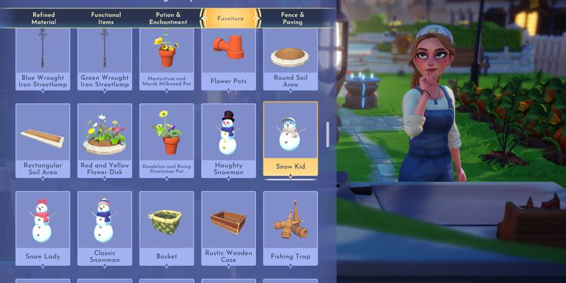 where to use snowball in disney dreamlight valley