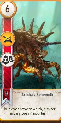 Witcher-3-Gwent-Arachas-Behemoth-Card