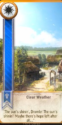 Witcher-3-Gwent-Clear-Weather-Card