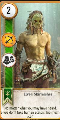 Witcher-3-Gwent-Elven-Skirmisher-Card