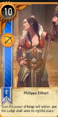Witcher-3-Gwent-Phillipa-Eilhart-Card