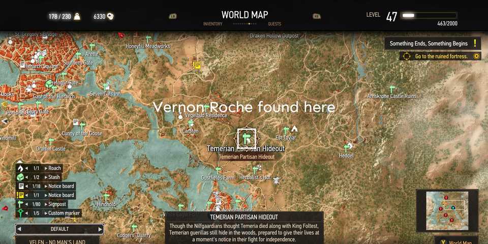 Witcher-3-Vernon-Roche-Hideout-Location-Map