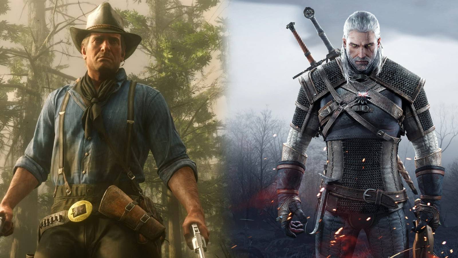 witcher-red-dead-redemption-2-arthur-morgan-geralt