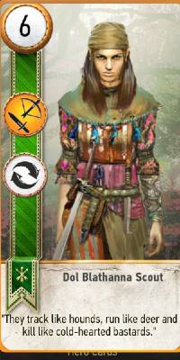 Witchre-3-Gwent-Dol-Blathanna-Scout-Card
