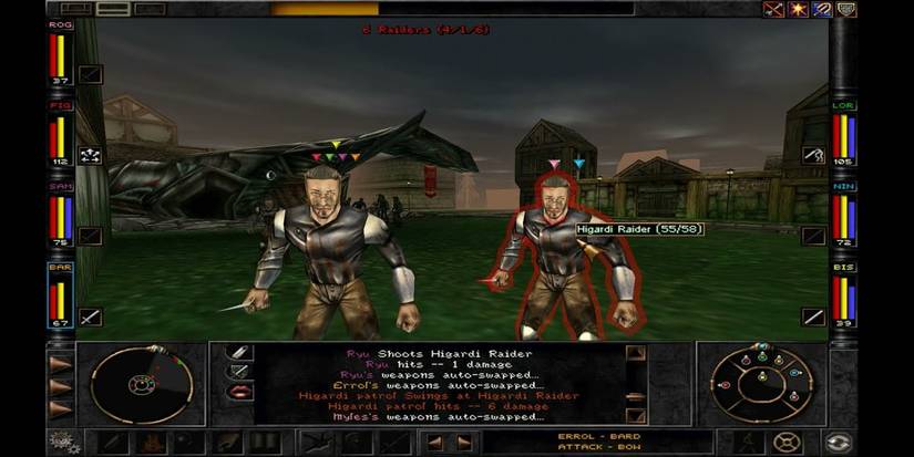 Wizard 8 Battle Screen