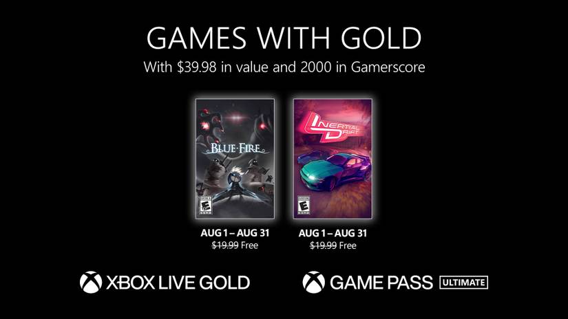 xbox free games with gold august 2023