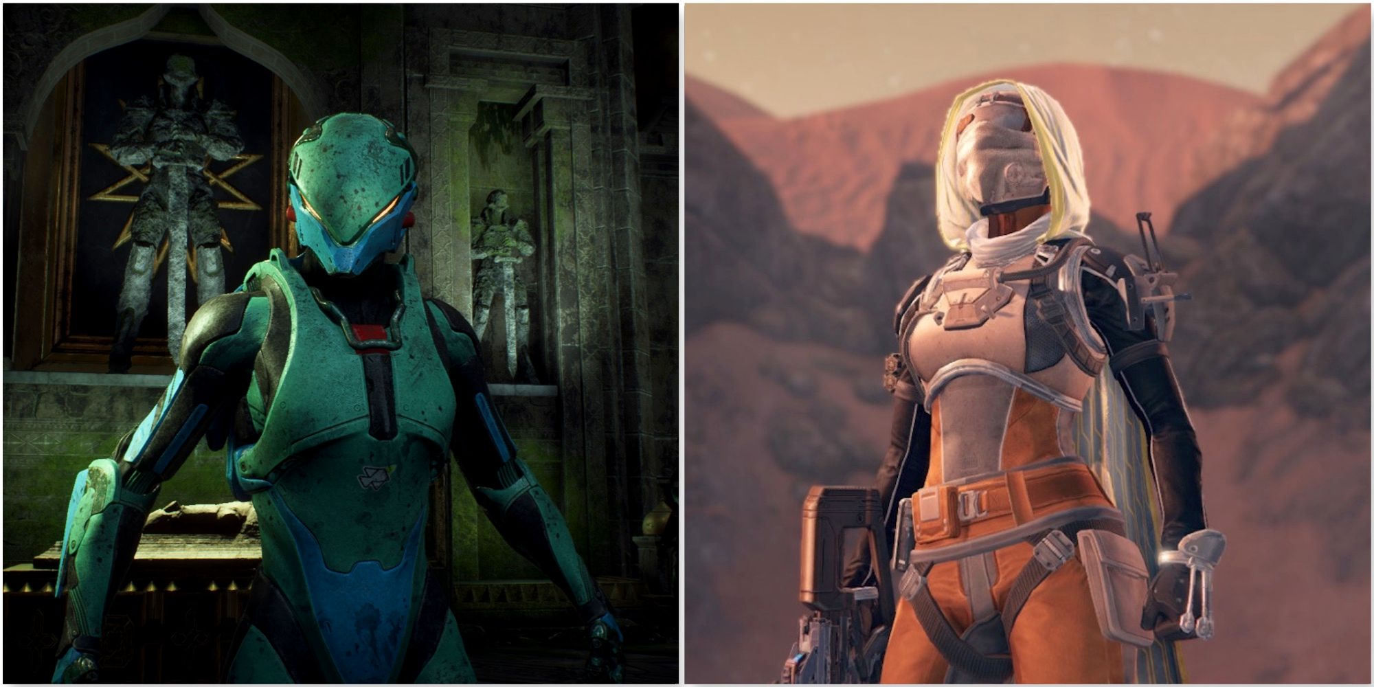 Your character in Anthem and Destiny