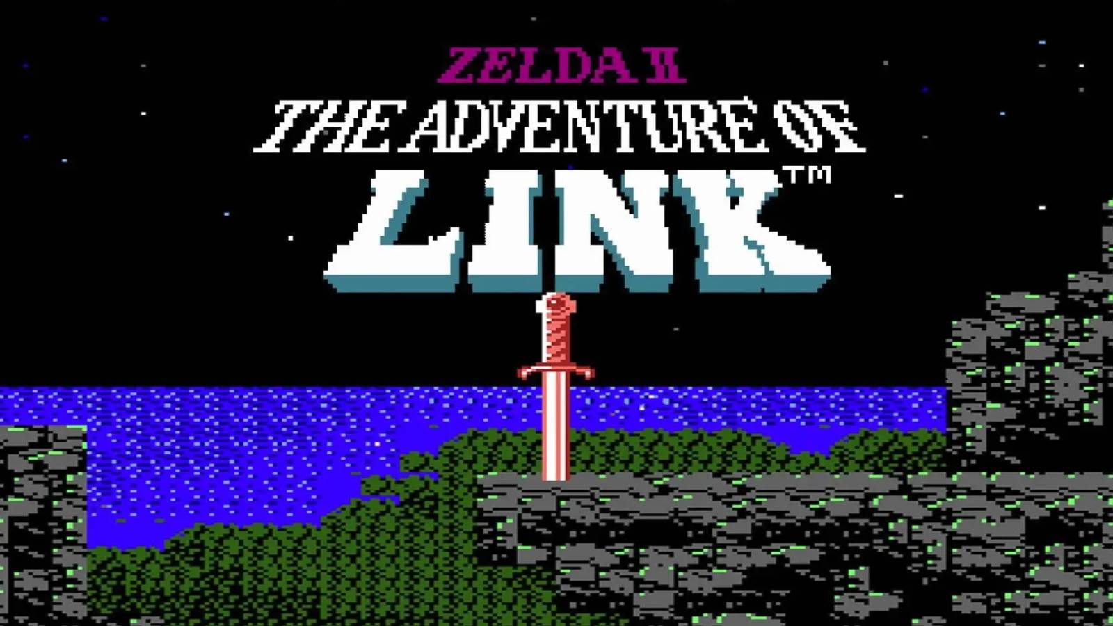 Zelda 2 Menu
