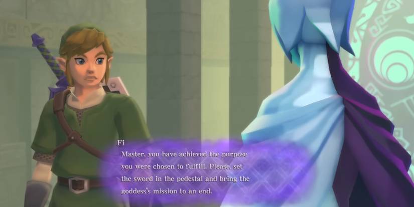 Zelda Skyward Sword Fi Ending