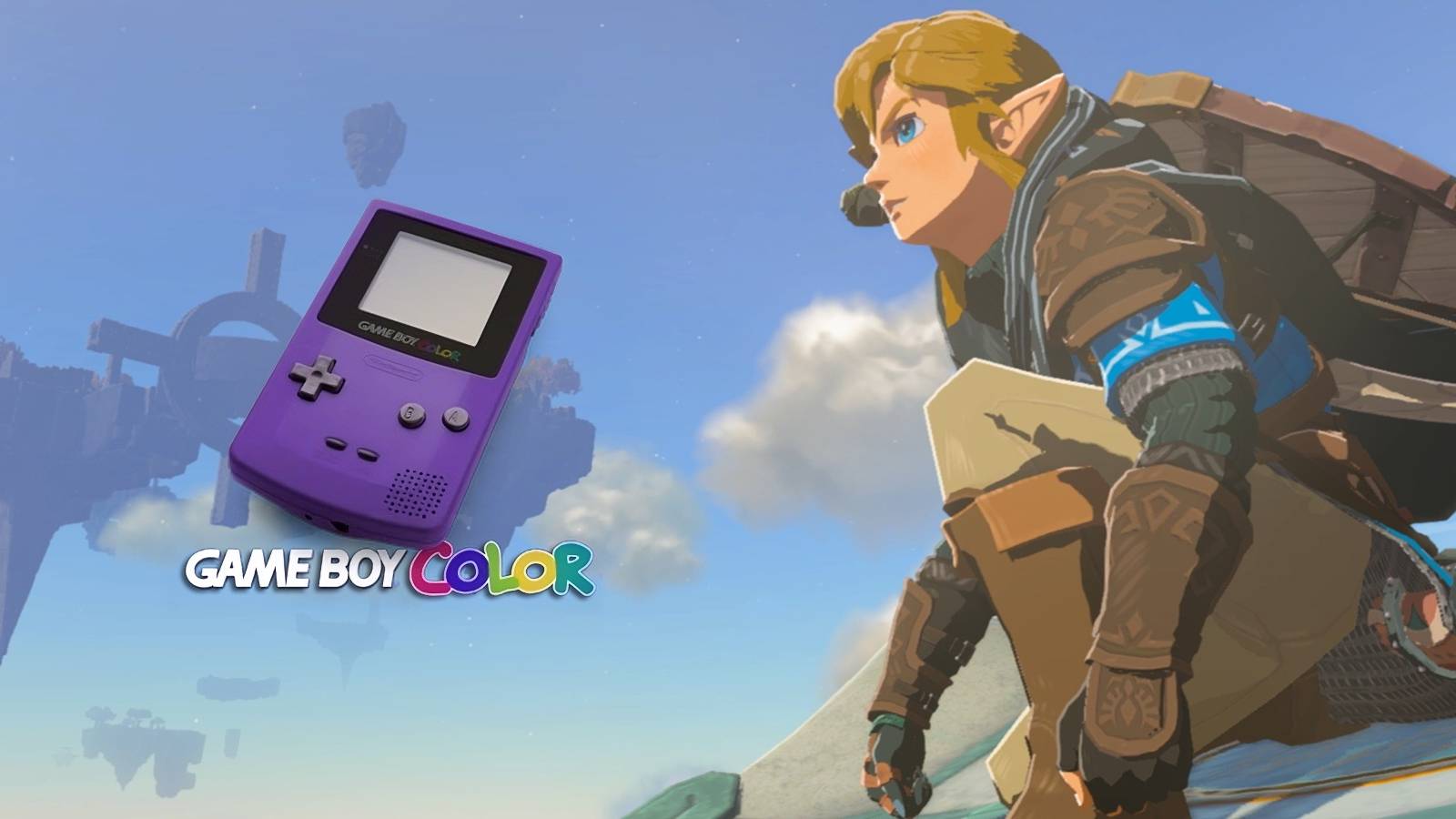 Zelda Tears of the Kingdom Game Boy Color Concept