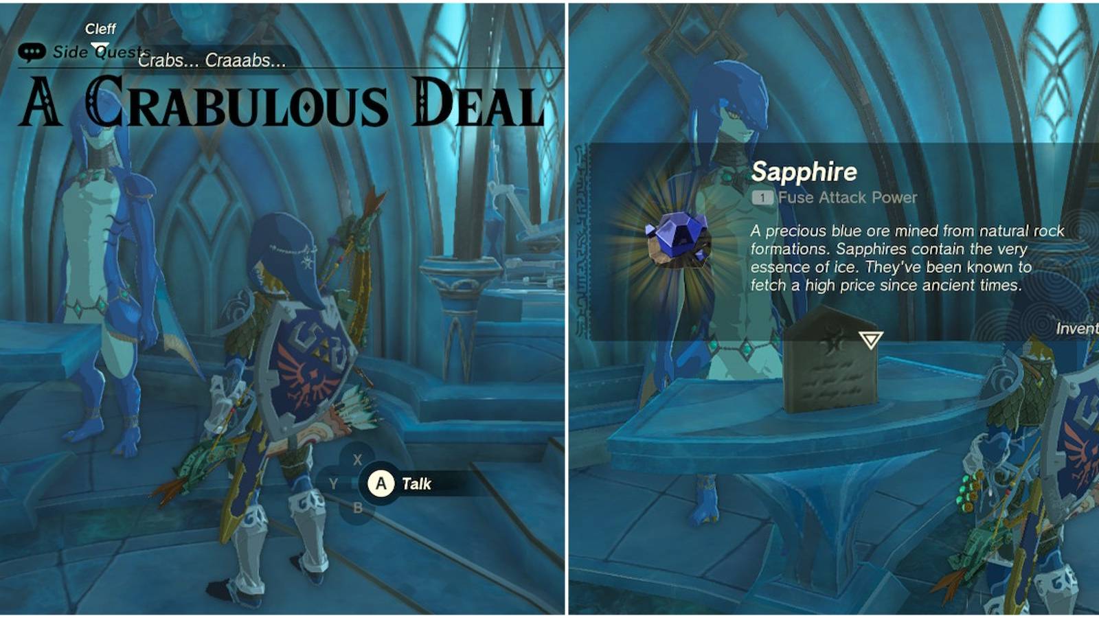 Zelda Tears of the Kingdom_A Crabulous Deal_Feature