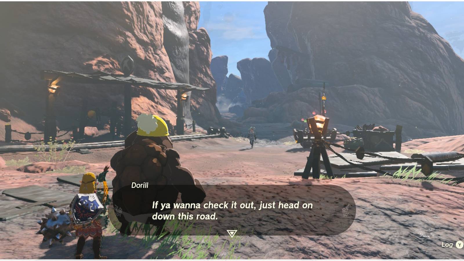 Zelda Tears of the Kingdom_Mine Cart Land_Opening Quest