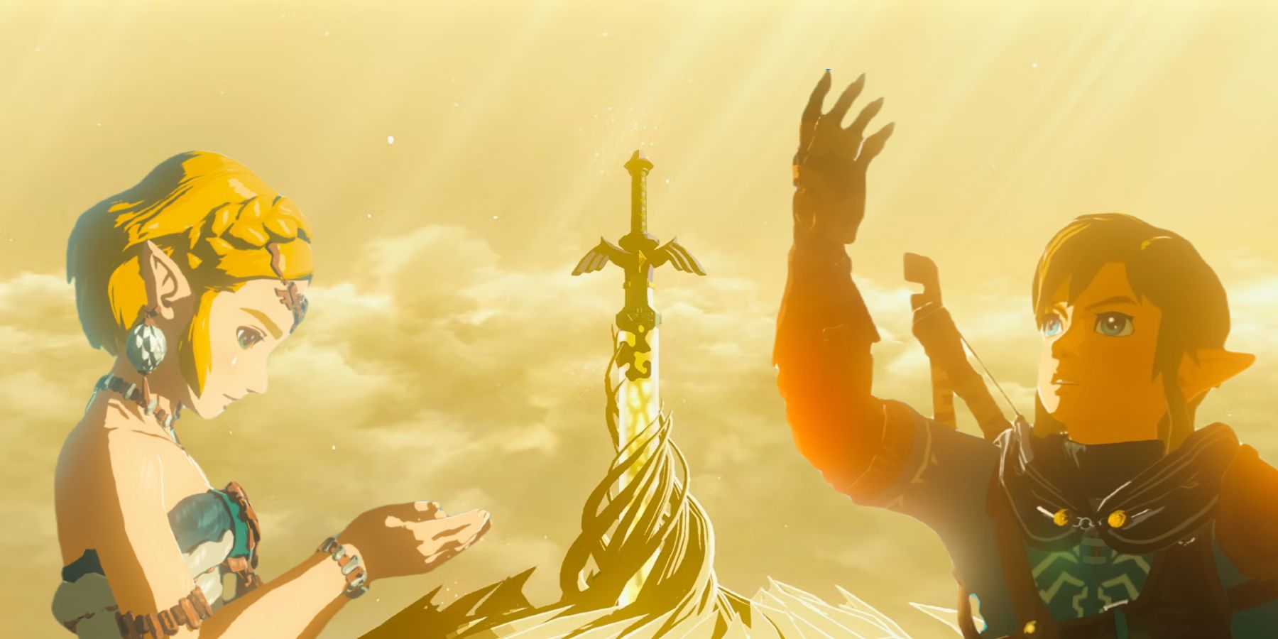 Zelda Tears of the Kingdom Master Sword Dragon