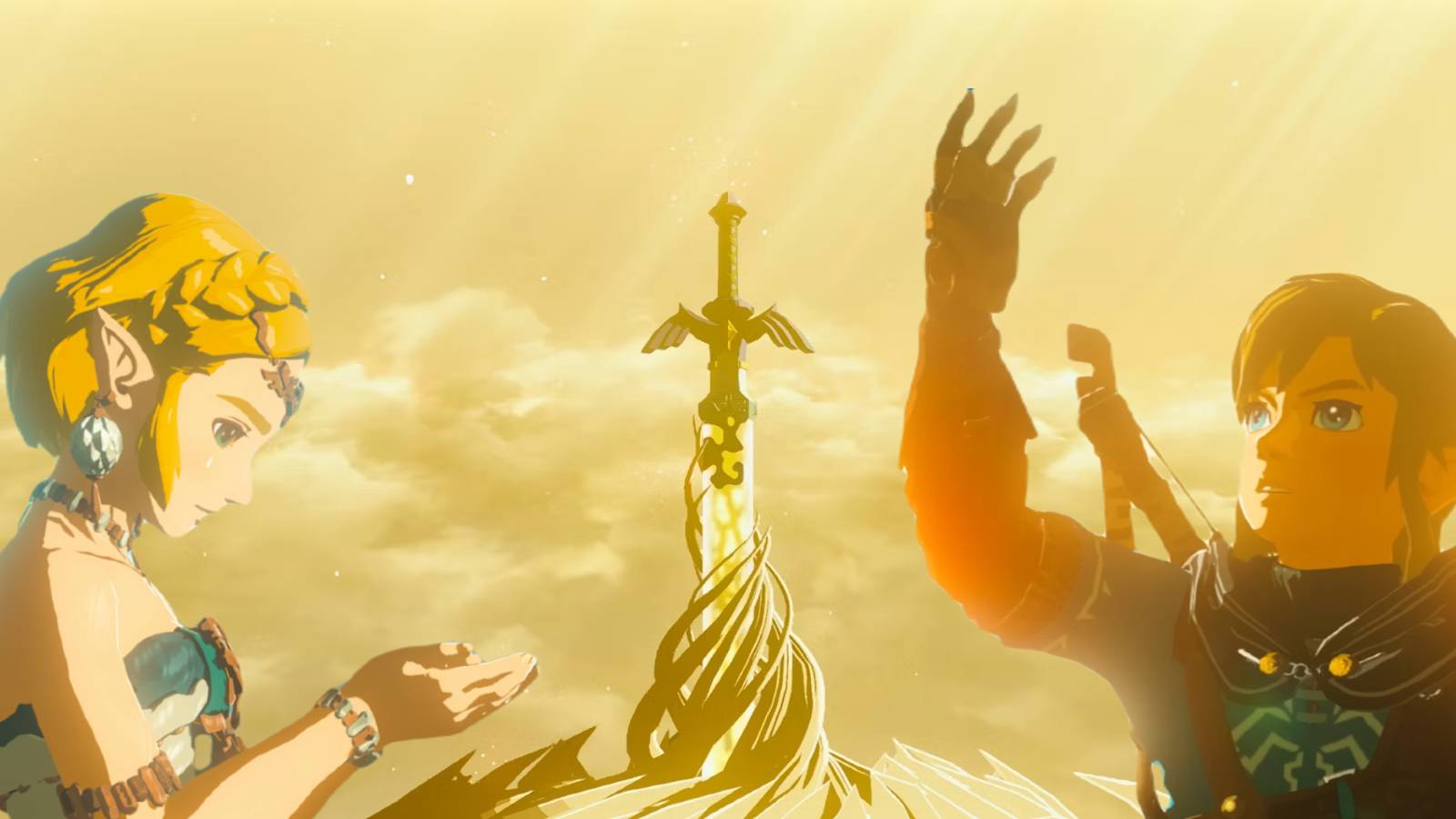 Zelda Tears of the Kingdom Master Sword Dragon