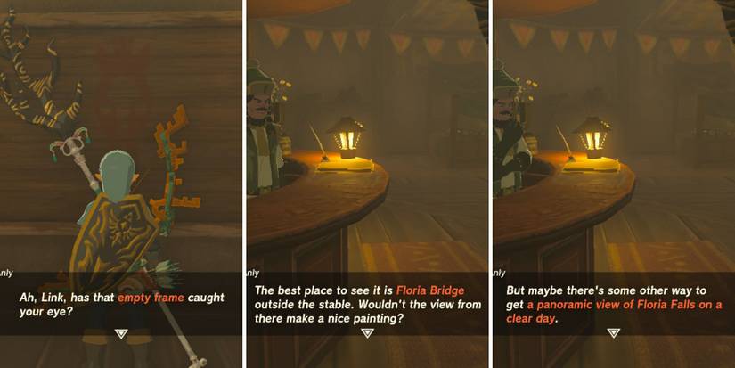 Zelda_ Tears of the Kingdom - A Picture for Lakeside Stable Quest Walkthrough quest trigger