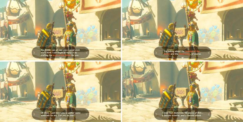 Zelda_ Tears of the Kingdom - Pride of the Gerudo Quest Walkthrough quest trigger