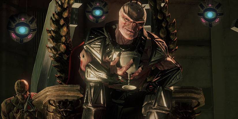 Zin emperor sitting on throne