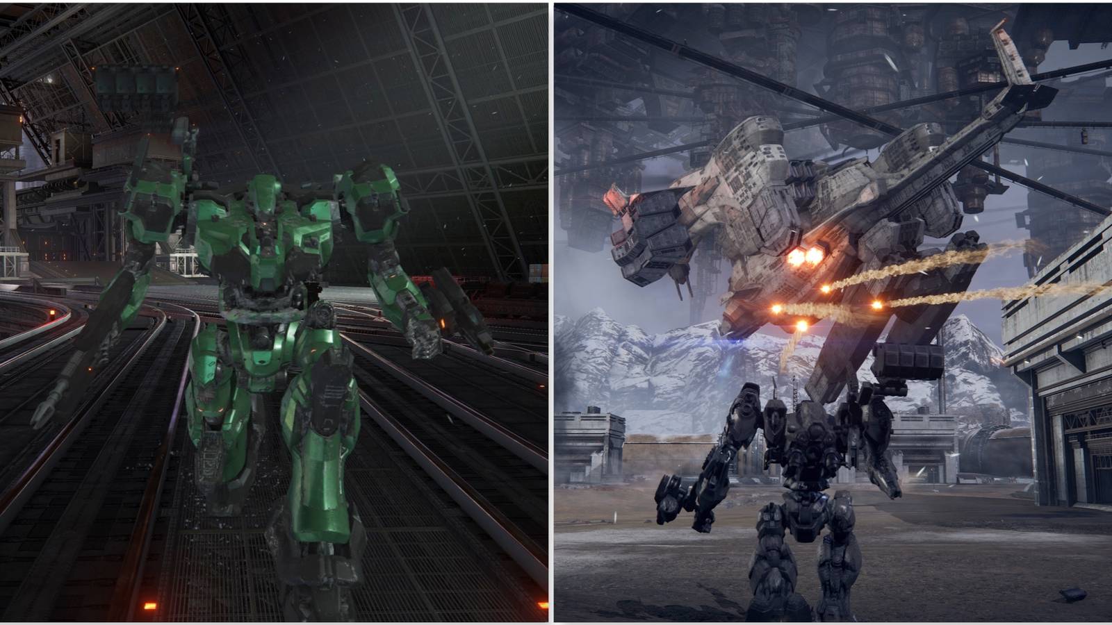 Fighting enemies in Armored Core 6 Fires of Rubicon