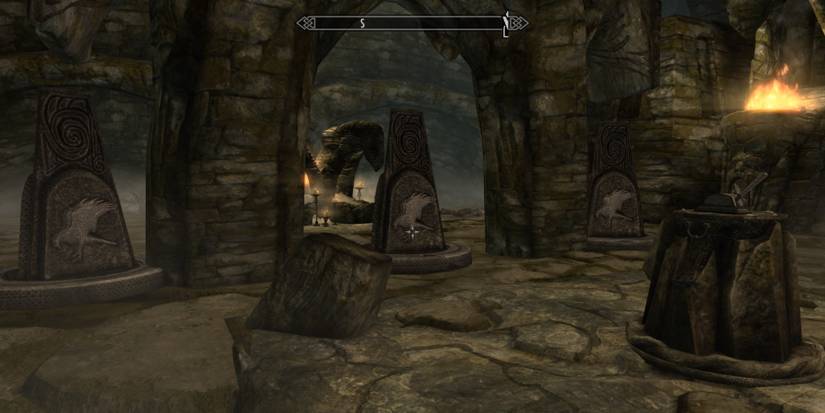 Solving the first puzzle in Skuldafn Temple in Skyrim