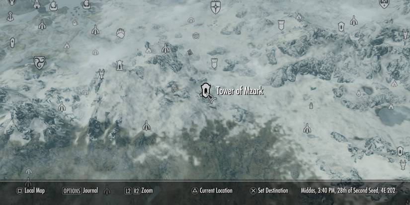 The Tower of Mzark in Skyrim