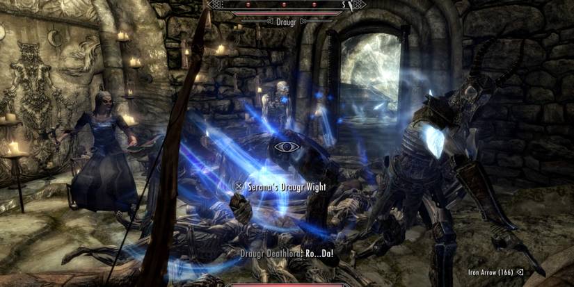 Vampires and Draugr in Skyrim