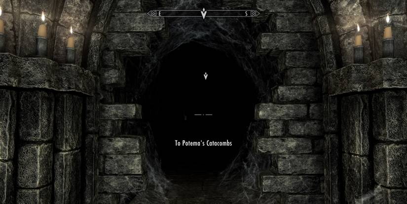 A hole leading to Potema's Catacombs in Skyrim