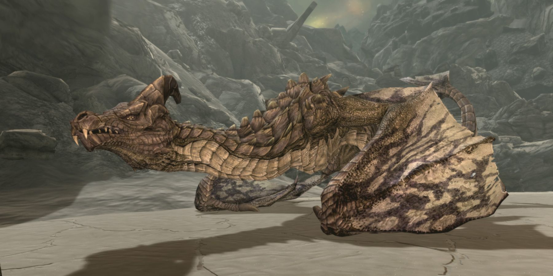 A Legendary Dragon in Skyrim