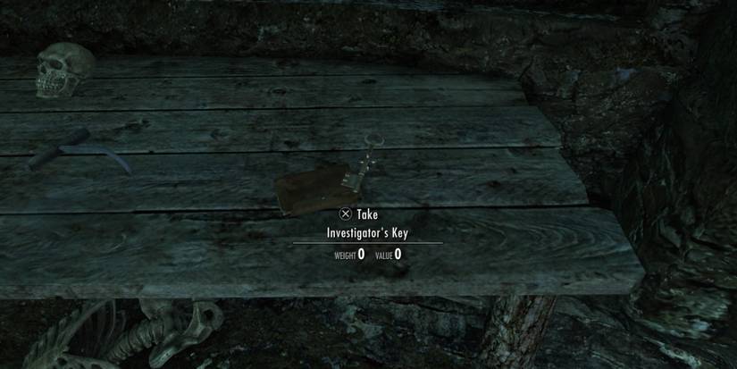 The Investigator's Key in Skyrim