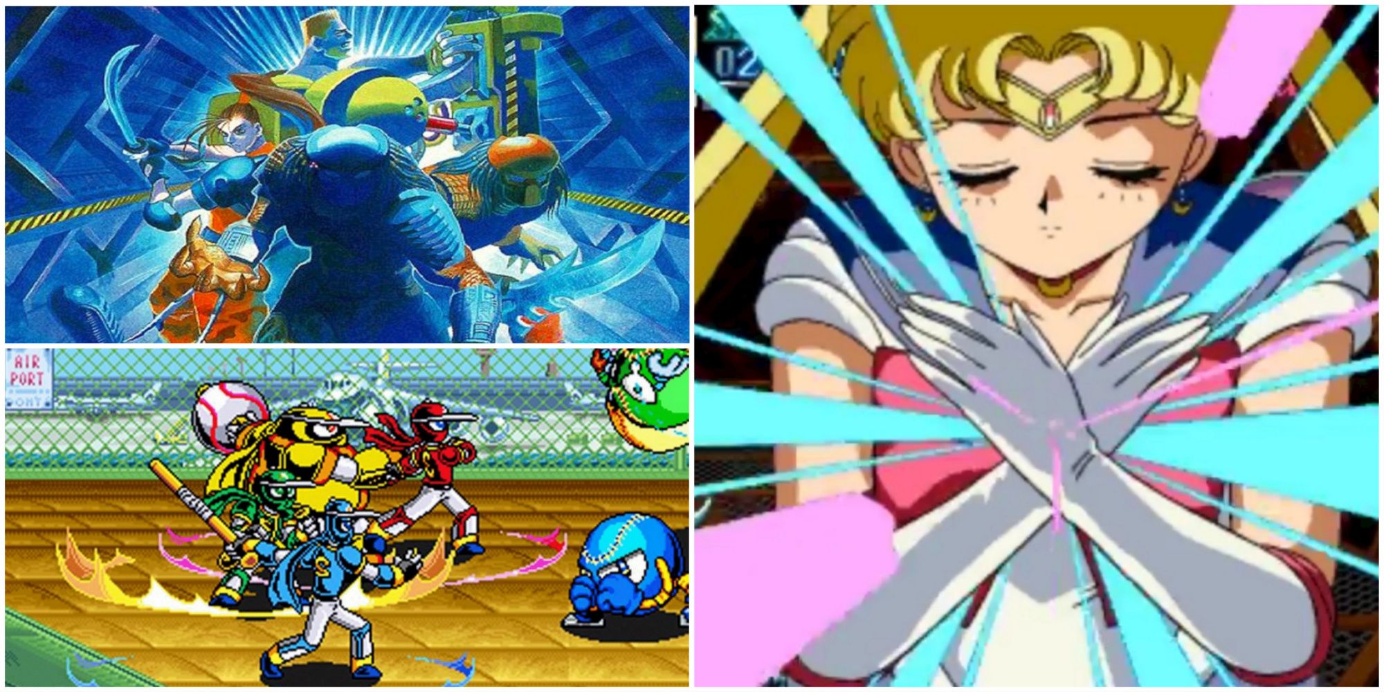 Arcade-Only Beat 'Em Ups- Alien Vs Predator Ninja Baseball Bat Man Pretty Soldier Sailor Moon