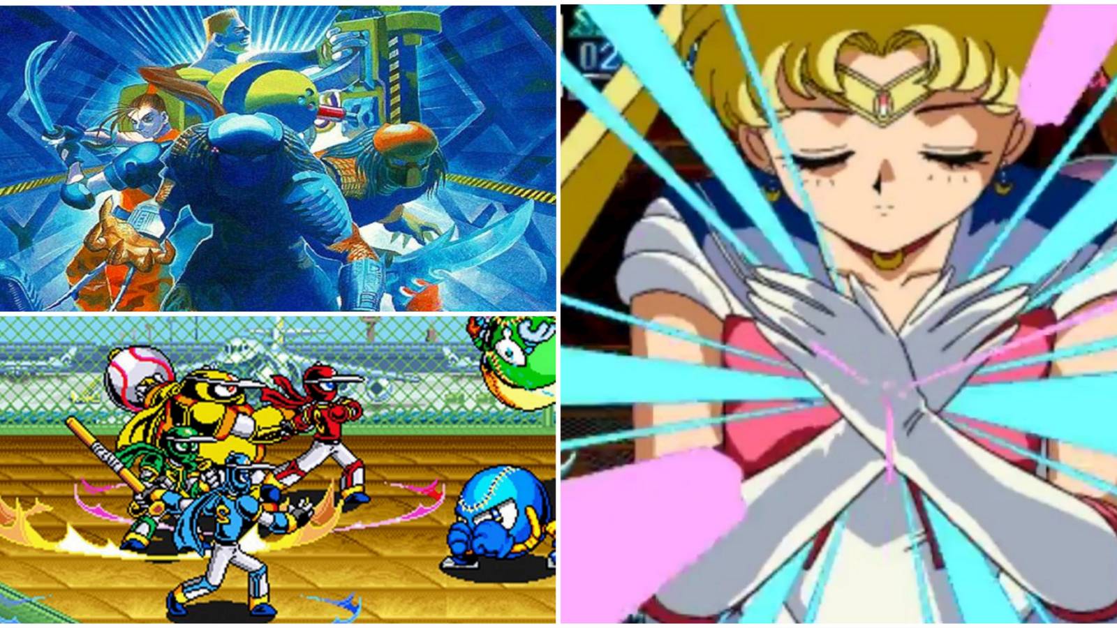 Arcade-Only Beat 'Em Ups- Alien Vs Predator Ninja Baseball Bat Man Pretty Soldier Sailor Moon