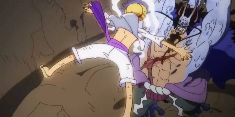 Luffy gear 5 kaido one piece episode 1072