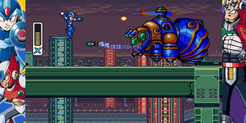 an image of mega man x1 from x legacy collection
