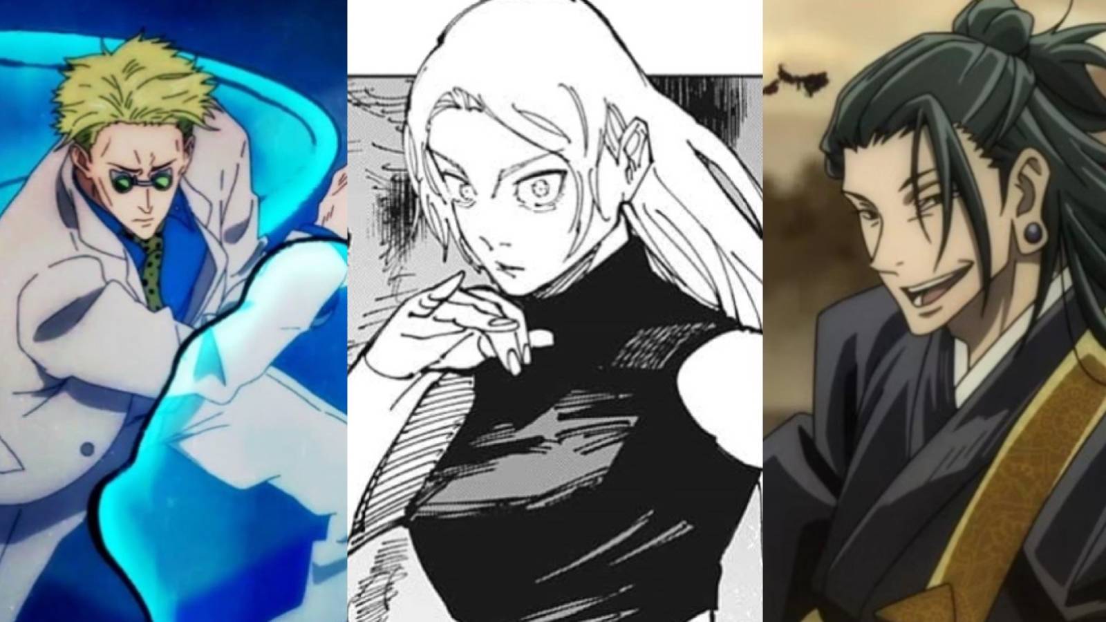 Kento Nanami yuki tsukumo Suguru Geto jujutsu Kaisen