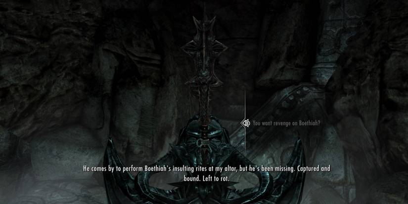 Molag Bal's Mace and Altar in Skyrim