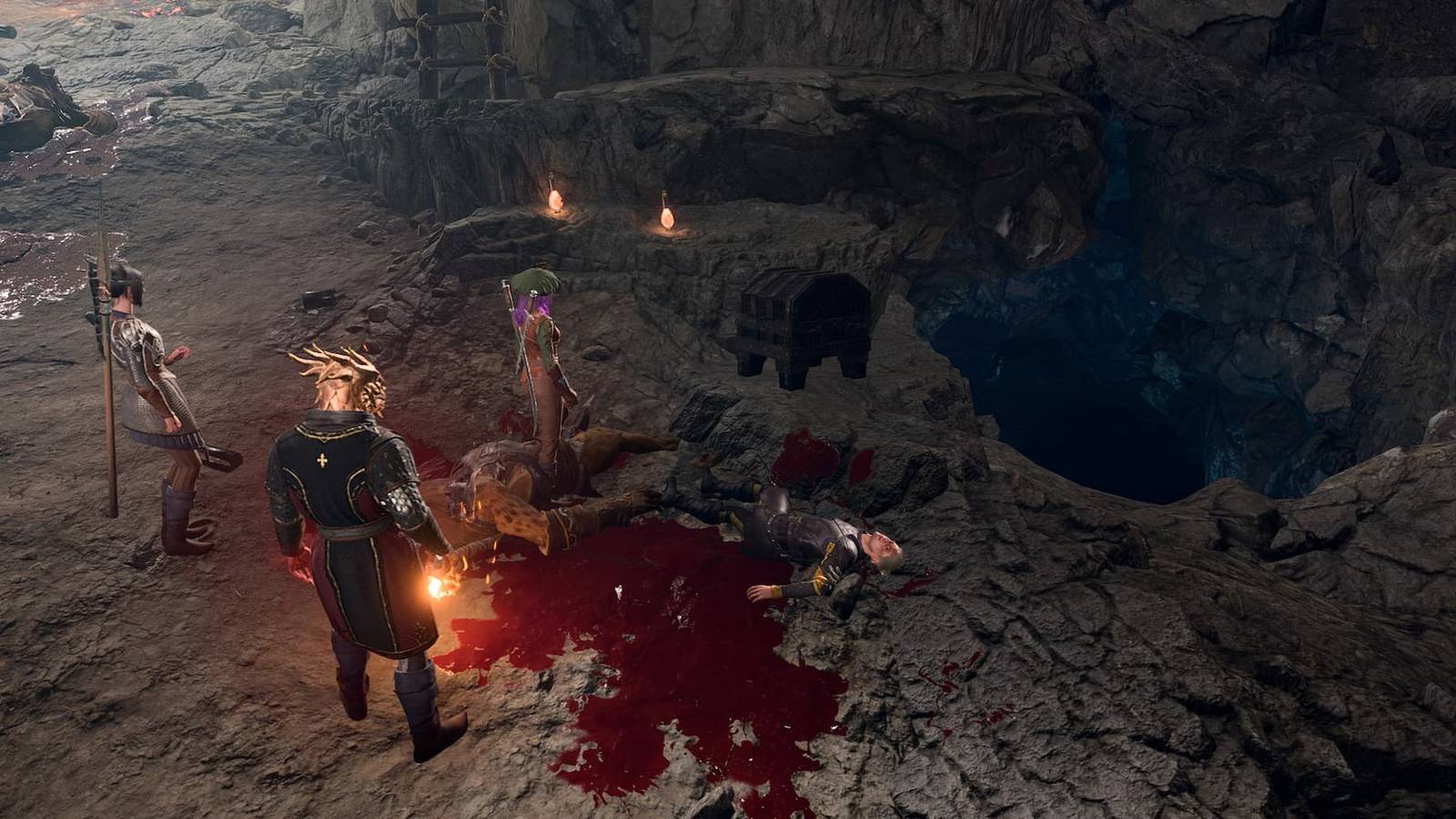 The locked Caravan Strongbox in Baldur's Gate 3