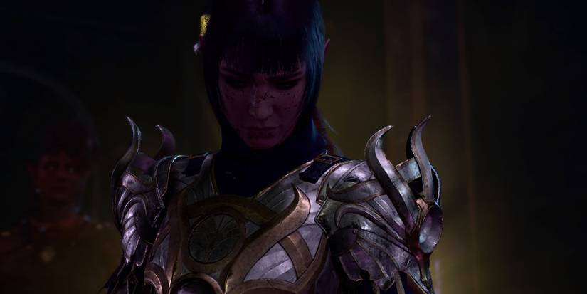 Shadowheart in the Temple of Shar in Baldur's Gate 3
