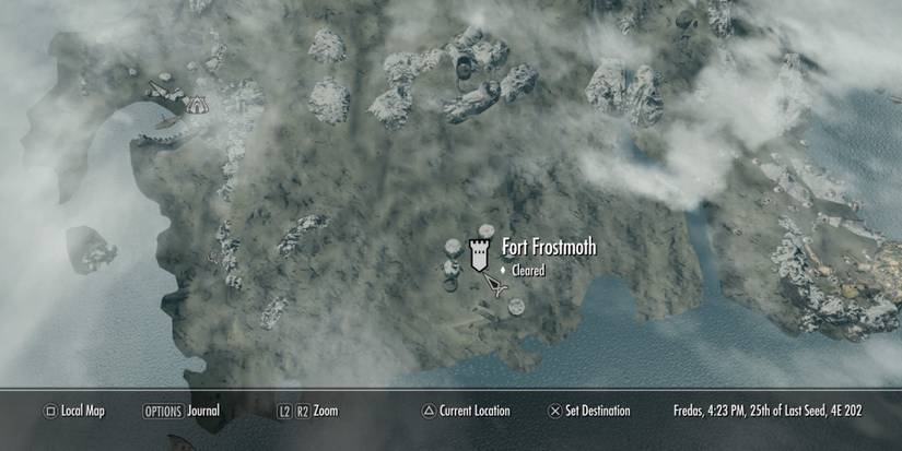 Fort Frostmoth in Skyrim