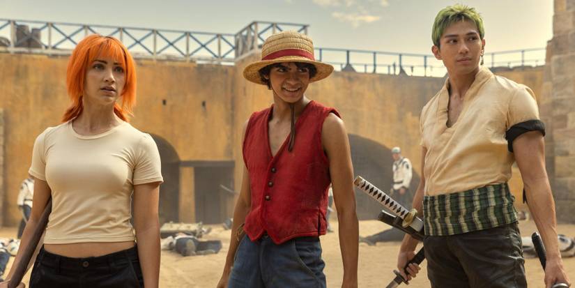 Nami Luffy zoro one piece live action