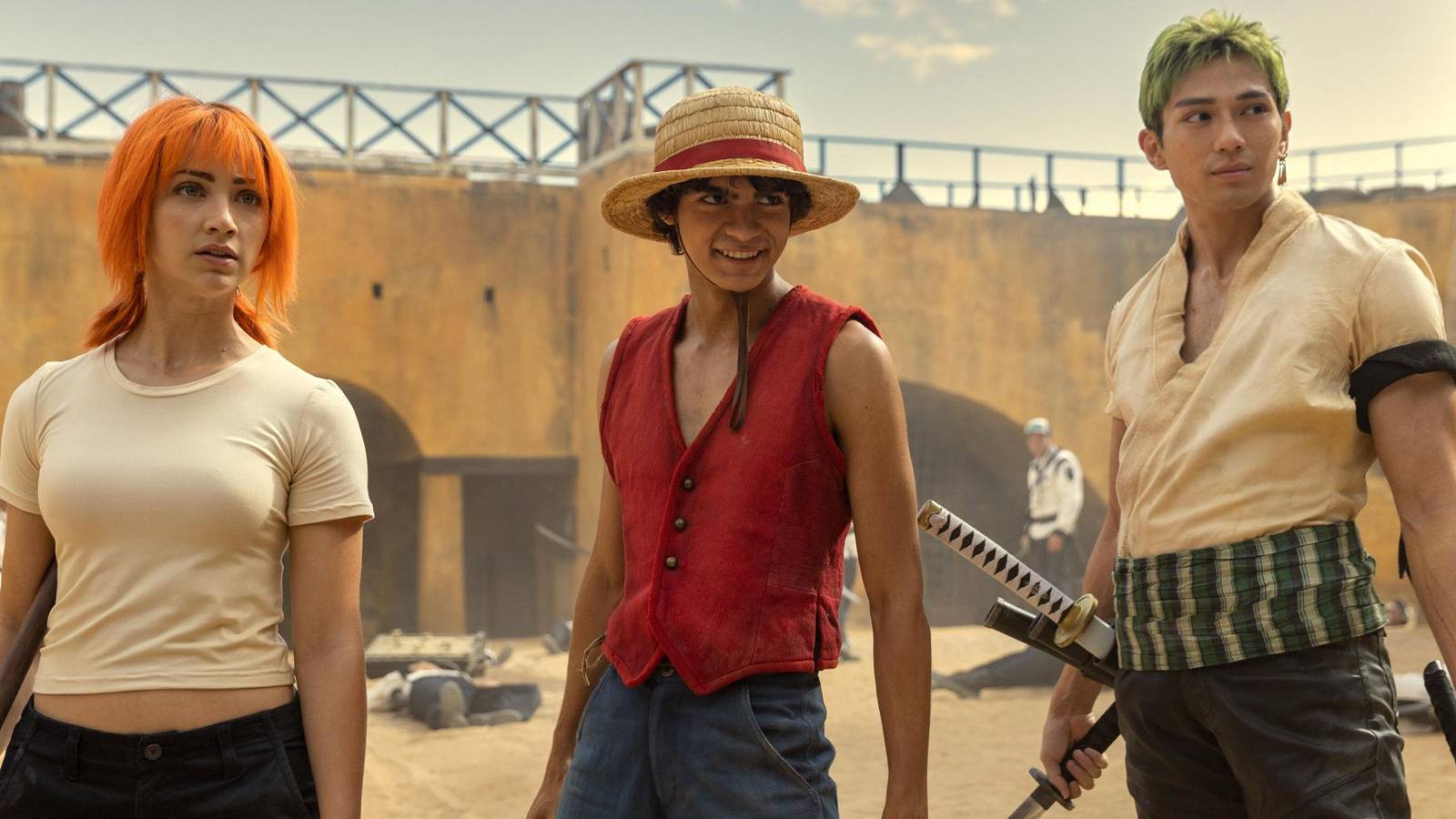 Nami Luffy zoro one piece live action