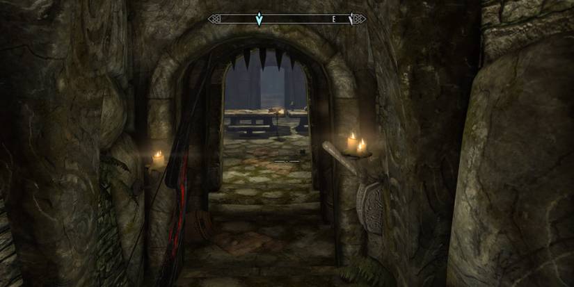 The Forelhost dining room in Skyrim