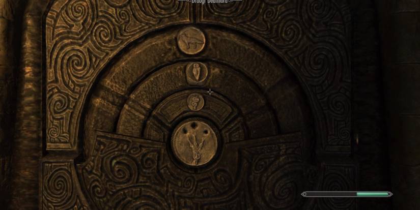 The Forelhost Dragon Claw Door puzzle solution in Skyrim