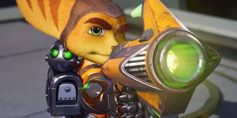 Ratchet Aiming The Blast Pistol
